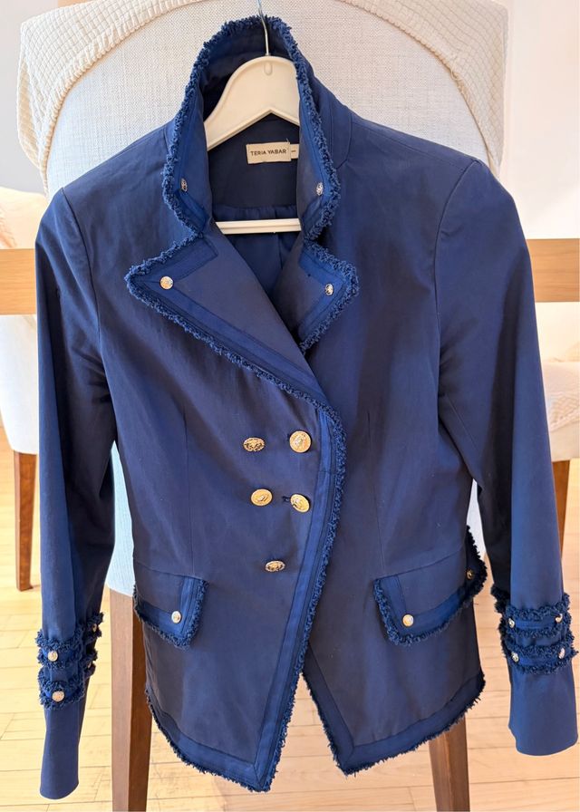 Chaqueta Teria Yabar azul marino talla 1