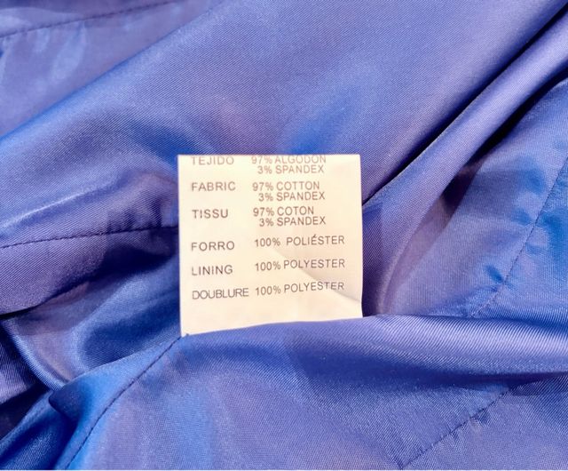 Chaqueta Teria Yabar azul marino talla 1