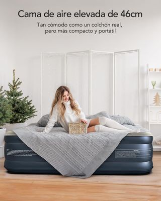Cama Hinchable Idooo con Bomba Incorporada