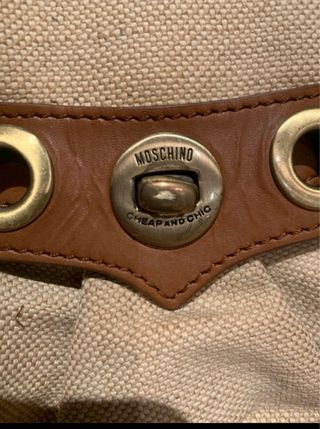 Bolso Moschino Beige