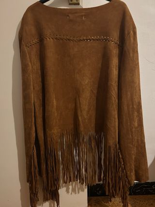 Chaqueta Jubylee antelina con flecos s-m