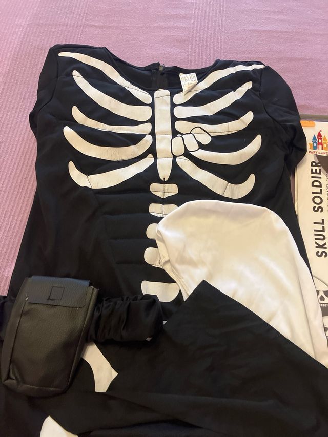 Disfraz Calavera Soldado Talla 7-9