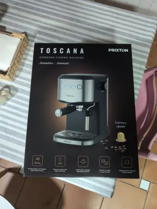 Cafetera Espresso Toscana Prixton Nueva en su caja