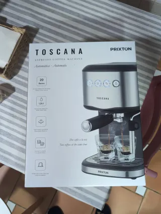Cafetera Espresso Toscana Prixton Nueva en su caja