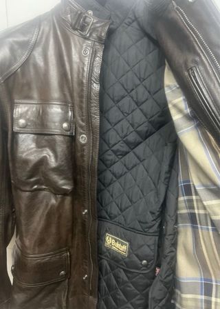 Chaqueta Belstaff Trialmaster Pro Moto Piel Marrón