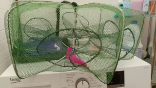 Nasa para pesca plegable