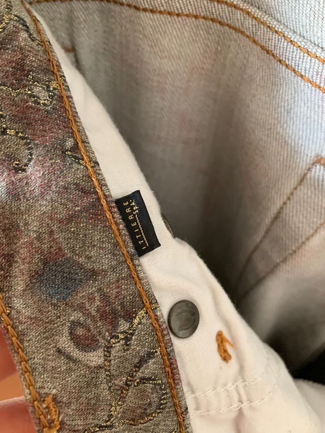 Jeans Roberto Cavalli vintage stampa esotica