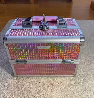 Maletín maquillaje espejo y cerradura