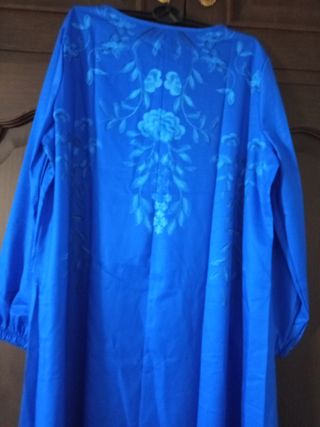 Vestido largo azul mujer XXL