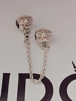 Pandora Charm Argento Catena di sicurezza