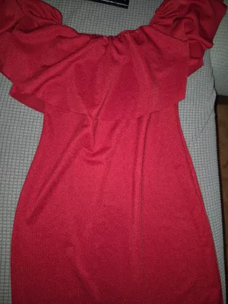 Vestido rojo escotado
