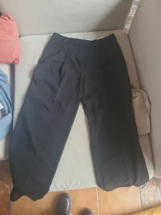 Pantalón vestir Zara negro