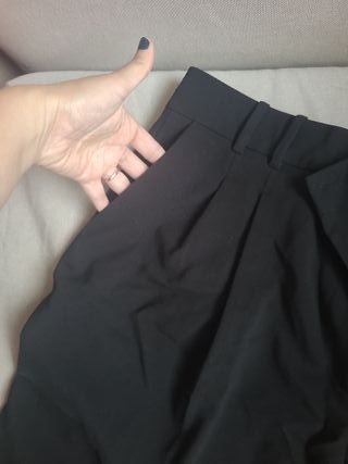Pantalón vestir Zara negro