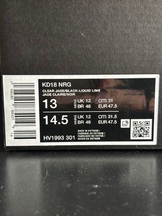 Nike KD 18 NRG “Liquid Lime” 47,5