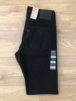 Levi's 510 Skinny Fit Pantalones Negros 32x34