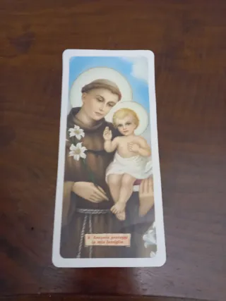 Sant'Antonio Immagine Religiosa Con preghiera