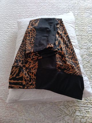 Mallas pirata estampado animal print