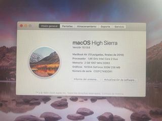 MacBook Air 13 2010 Plata