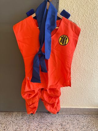 Disfraz Goku niño talla 8 años con acesorios