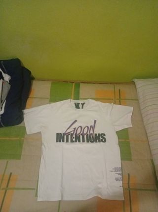 Camiseta blanca manga corta 