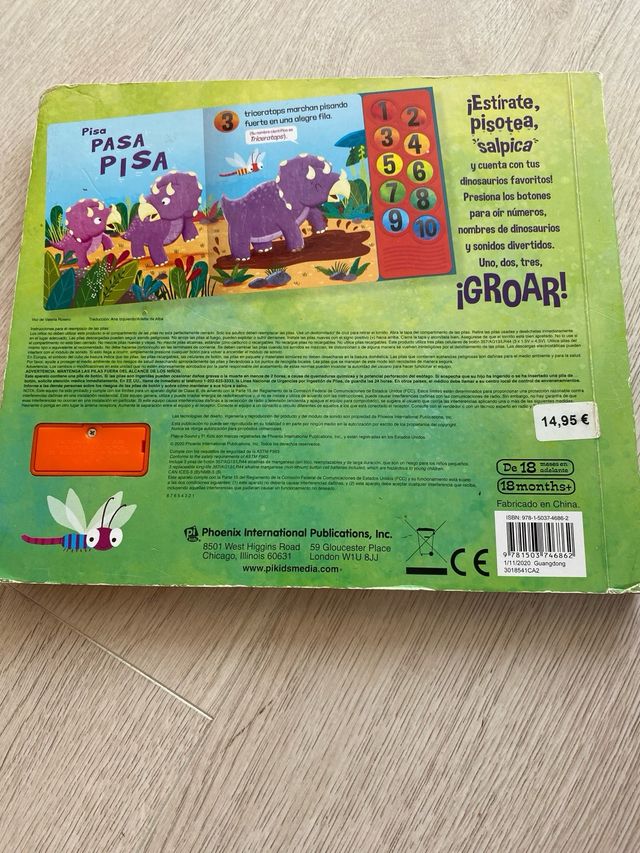 1 2 3 4 CUENTA COMO LOS DINOSAURIOS LNLB