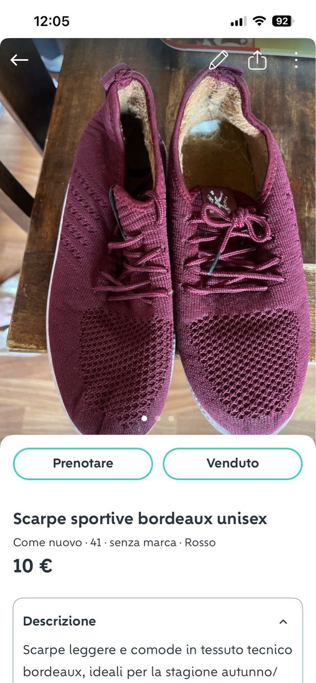 Lotto 6 paia scarpe donna