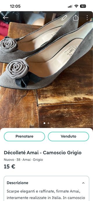 Lotto 6 paia scarpe donna