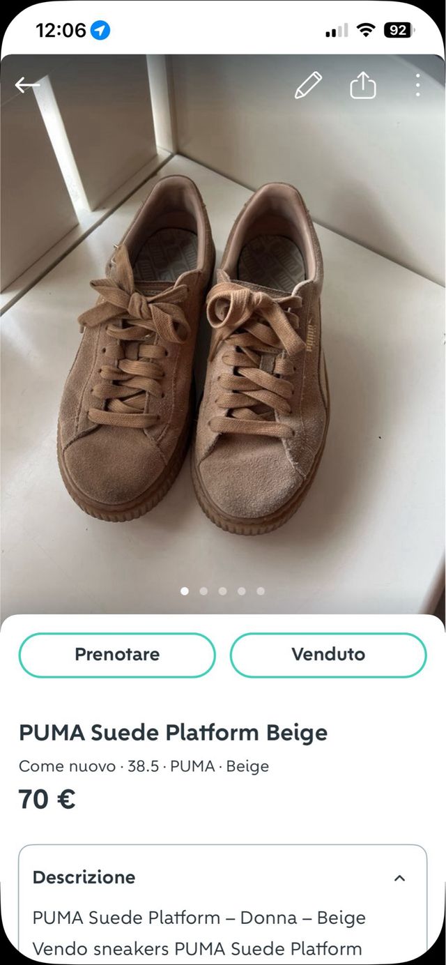 Lotto 6 paia scarpe donna