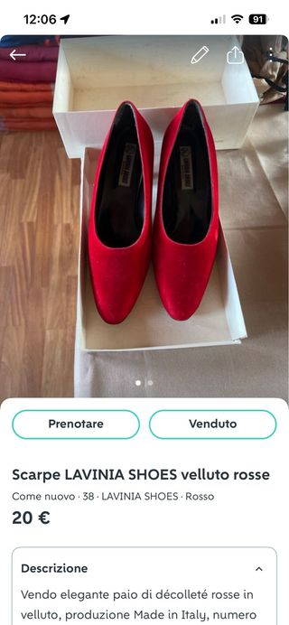 Lotto 6 paia scarpe donna