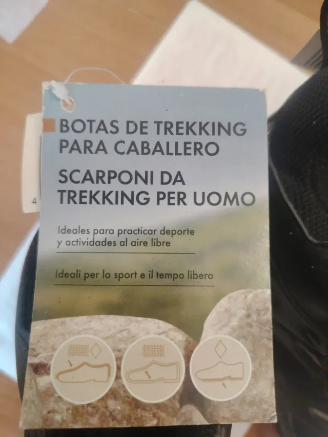 Scarpe trekking uomo nere/grigie