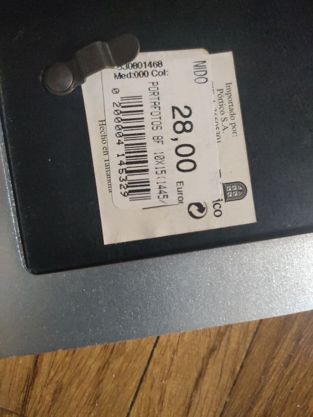 Portafotos Pórtico 10x15 cm Plata