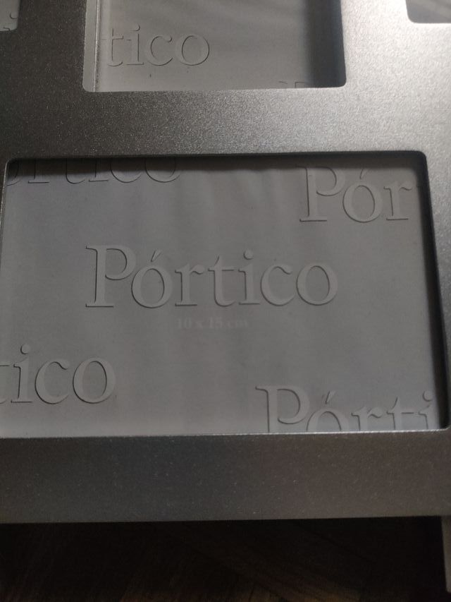 Portafotos Pórtico 10x15 cm Plata