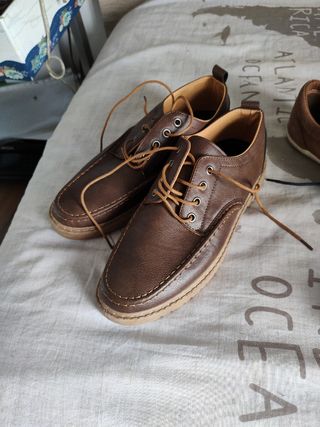 Zapatos de vestir hombre marrones