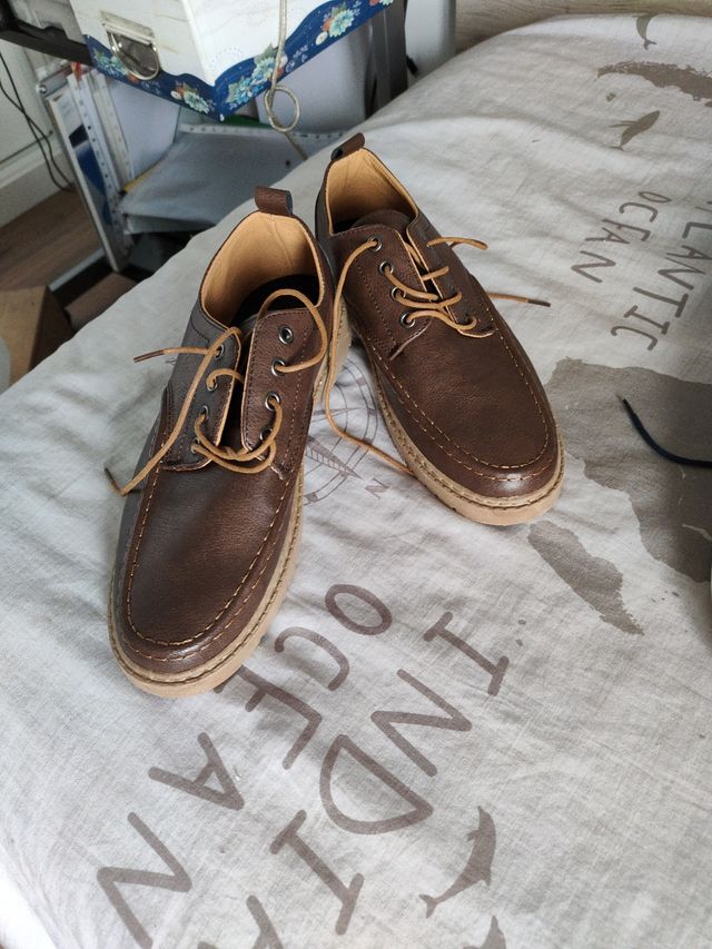 Zapatos de vestir hombre marrones