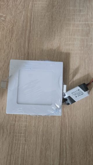 Set 4 faretti LED incasso quadrati 6W 4000K