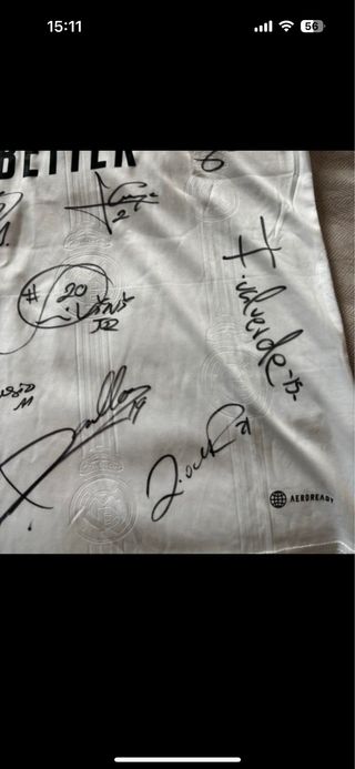 Camiseta Real Madrid Firmada