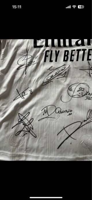 Camiseta Real Madrid Firmada