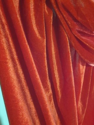Capa Terciopelo Roja Talla Única