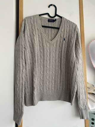 Polo Ralph Lauren Jersey Gris Talla L