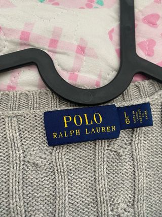 Polo Ralph Lauren Jersey Gris Talla L