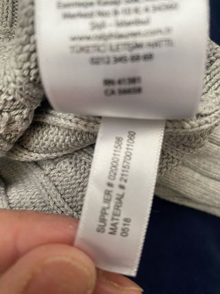 Polo Ralph Lauren Jersey Gris Talla L