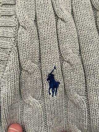 Polo Ralph Lauren Jersey Gris Talla L