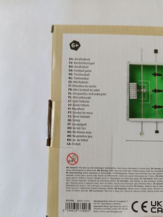 ⚽ Mini Calcio Balilla Tiger nuovo con scatola