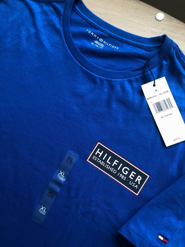 T-shirt Tommy Hilfiger blu taglia XL