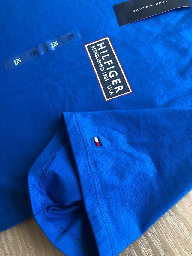 T-shirt Tommy Hilfiger blu taglia XL