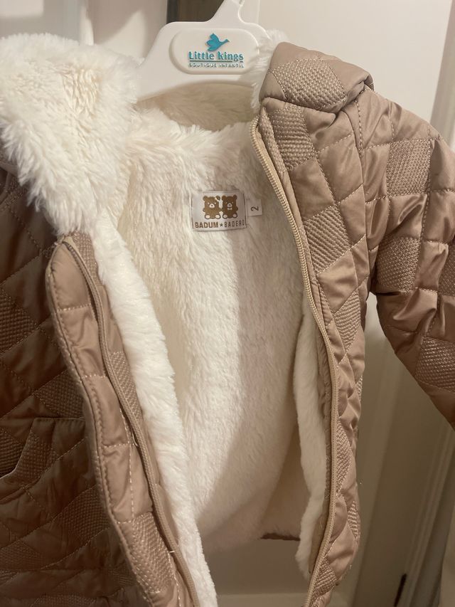 Chaqueta Badum Badero Talla 2 Beige