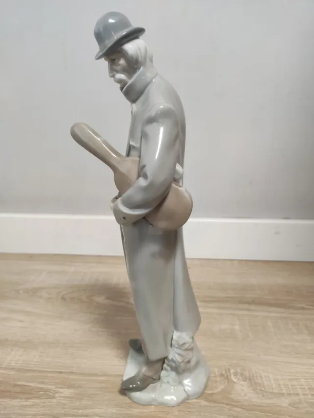 Figura Lladro Hombre Violinista Porcelana