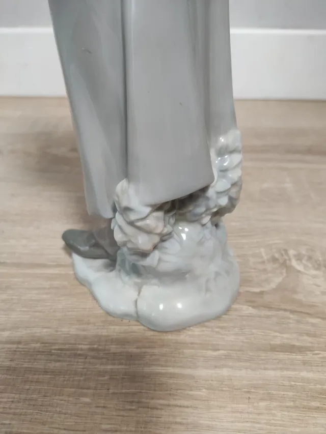 Figura Lladro Hombre Violinista Porcelana