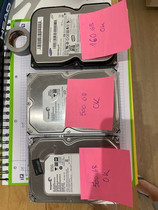2 Discos Duros Seagate 500GB
