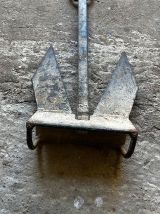 Ancla de barco de acero galvanizado